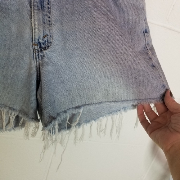 Vtg Levis 560 orange tab cut off jean shorts usa - Picture 8 of 11